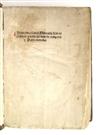 FERRER, VINCENT, Saint. Sermones de tempore et de sanctis. 3 vols. in 2. 1488-89